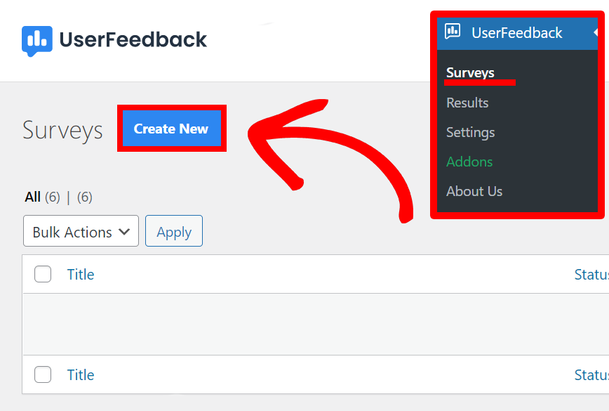 How to Create a Survey - UserFeedback