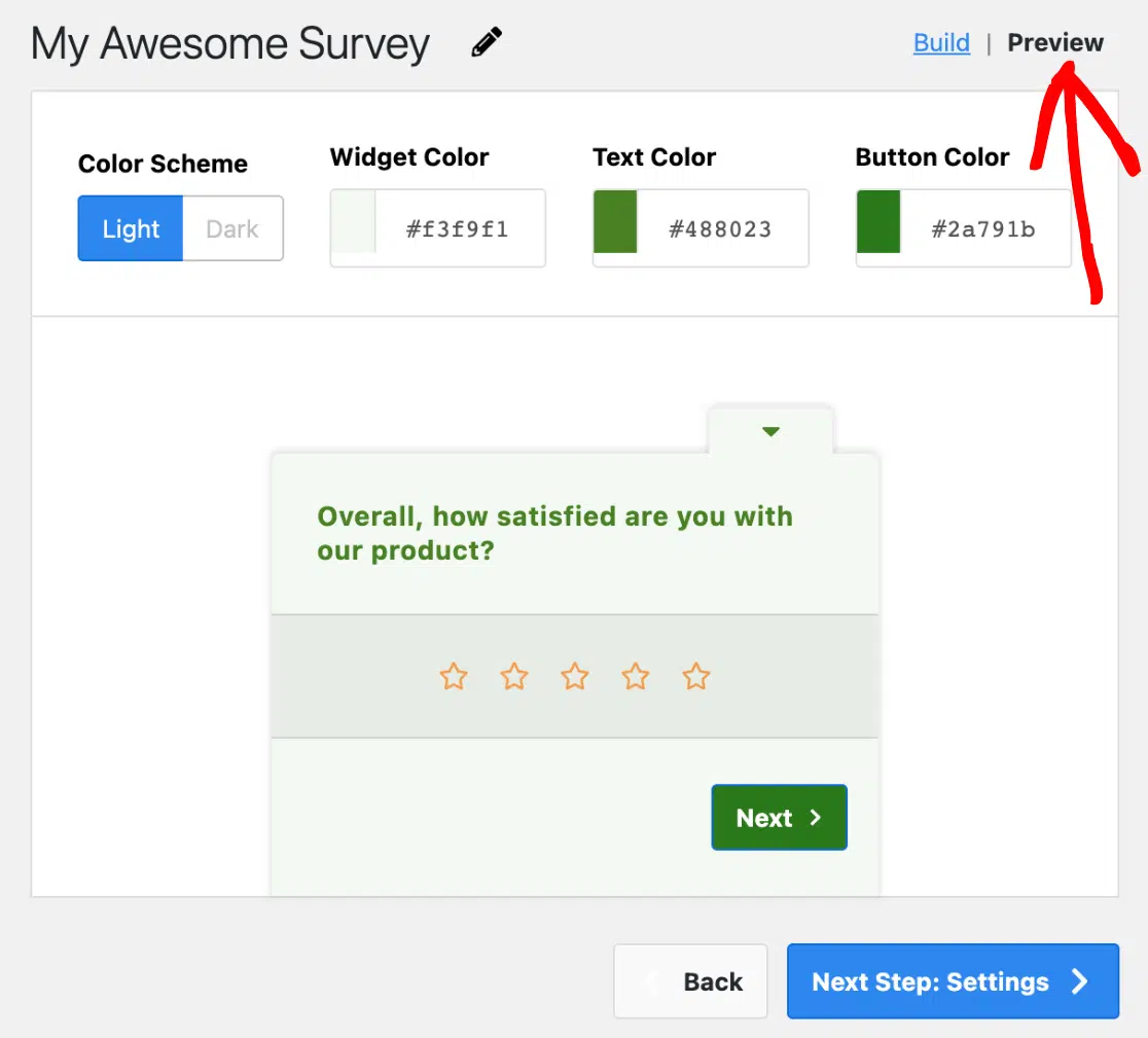 customer satisfaction survey preview