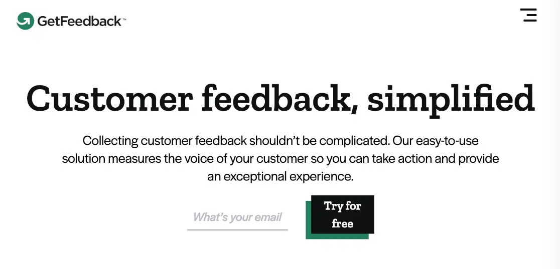 GetFeedback user feedback tool