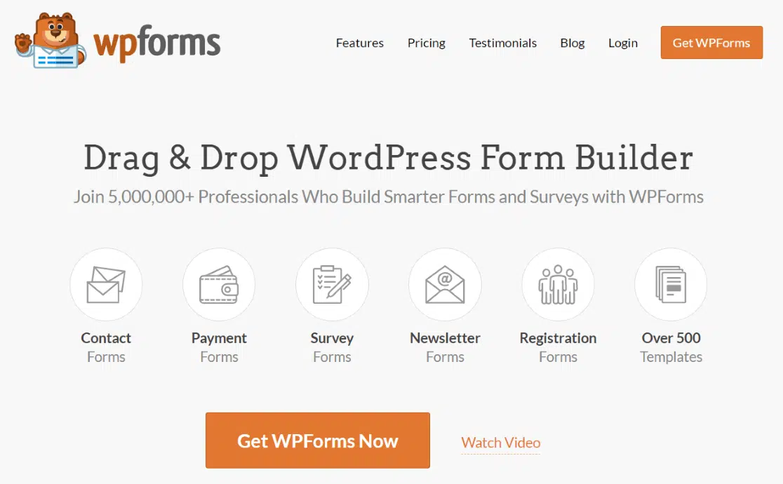 WPForms Home