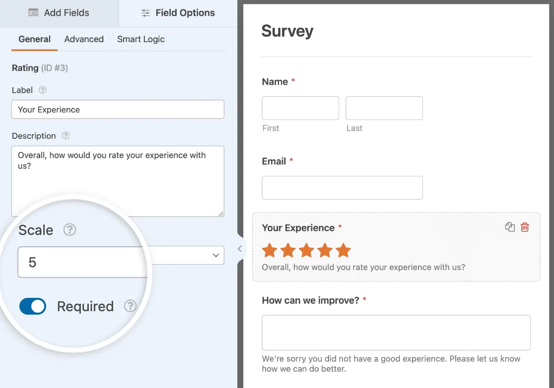 customize fields wpforms