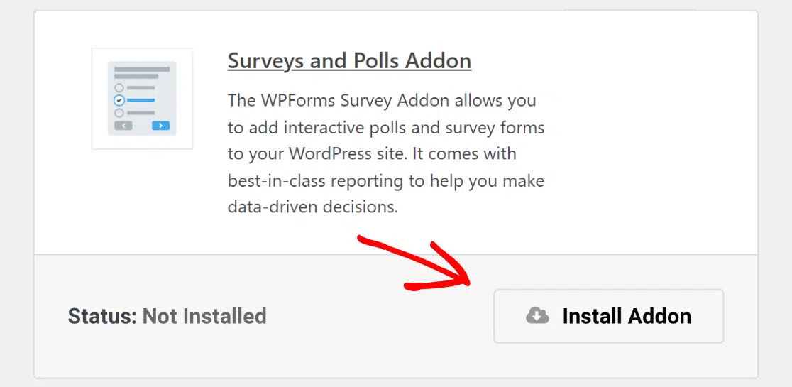 surveys and polls addon wpforms