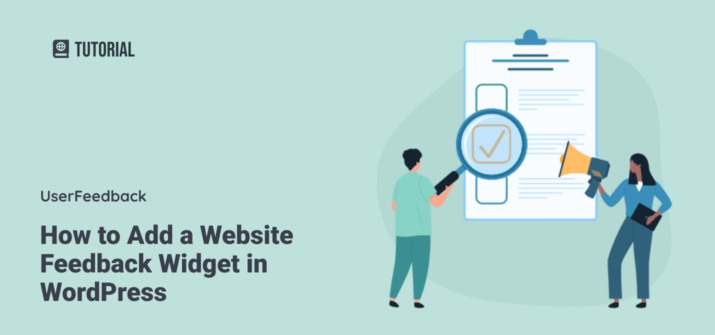 How to Add a Website Feedback Widget in WordPress