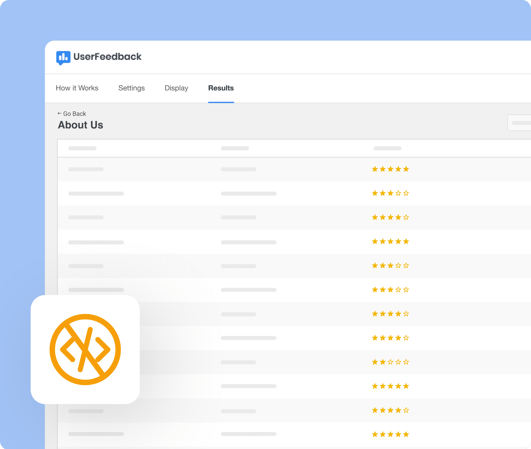 Set up surveys in minutes with no code required using UserFeedback for WordPress.